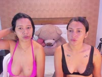 Hello
Welcome !!! My dark name Sofi Y Nicol sexy I come from Colombia, I love it
entertain you and appease you, in my show you can see play with the pussy, ride
dildo, big boos, tit twerking, dancing, striptease, anal fingerin,
squirt and etc, My contagious smile will make your day better and looking at my
deep dark eyes, yes your heart will warm and your body will tremble.
Offering you all my attention and my love makes me the ideal lover.

I love to chat, that